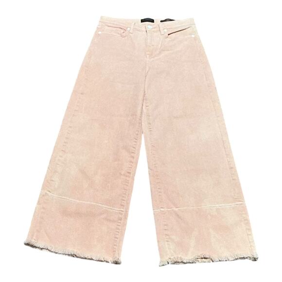 Banana Republic High-Rise Wide-Leg Crop Jeans Peach Punch 27 - Picture 1 of 4